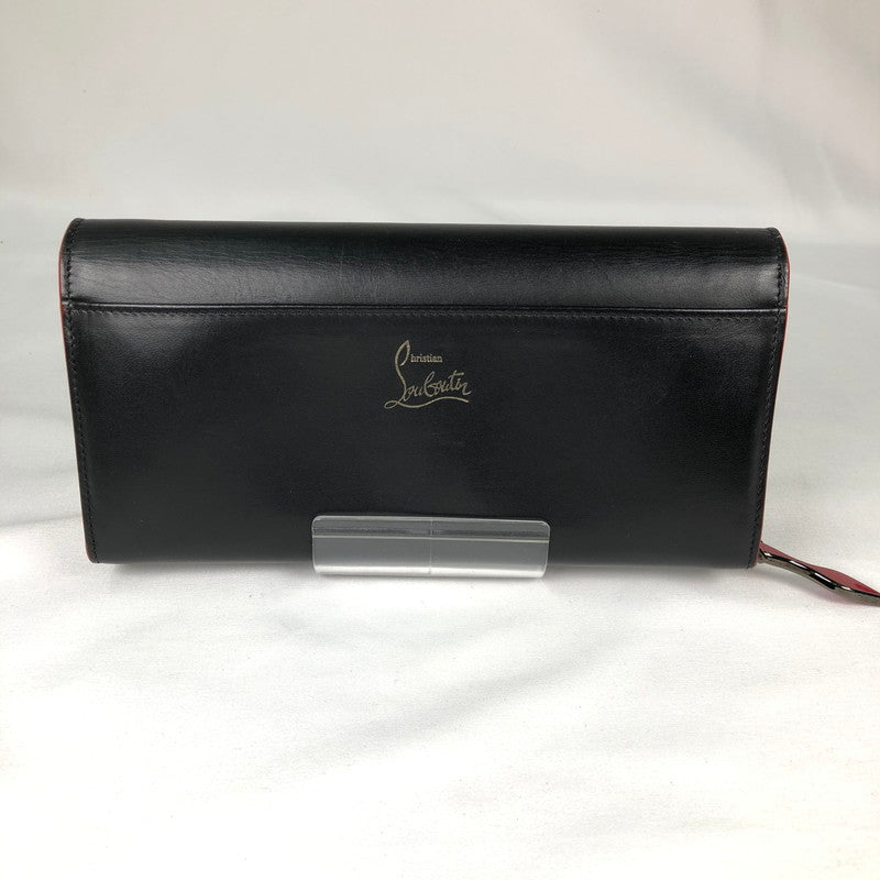 【中古品】【メンズ/レディース】 CHRISTIAN LOUBOUTIN 3145147 クリスチャン ルブタン ウォレット ストラップ 財布 181-260609-sm-03-otoh カラー：ブラック 万代Net店