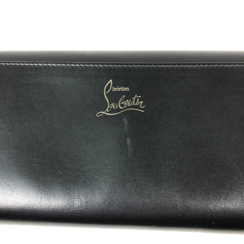 【中古品】【メンズ/レディース】 CHRISTIAN LOUBOUTIN 3145147 クリスチャン ルブタン ウォレット ストラップ 財布 181-260609-sm-03-otoh カラー：ブラック 万代Net店