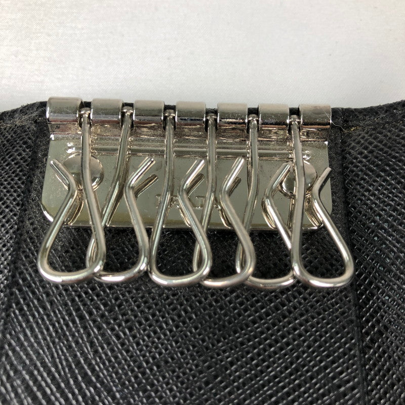 【中古品】【メンズ】 PRADA 2PG222 プラダ キーケース 6連キーケース 183-260609-sm-04-otoh カラー：ブラック 万代Net店