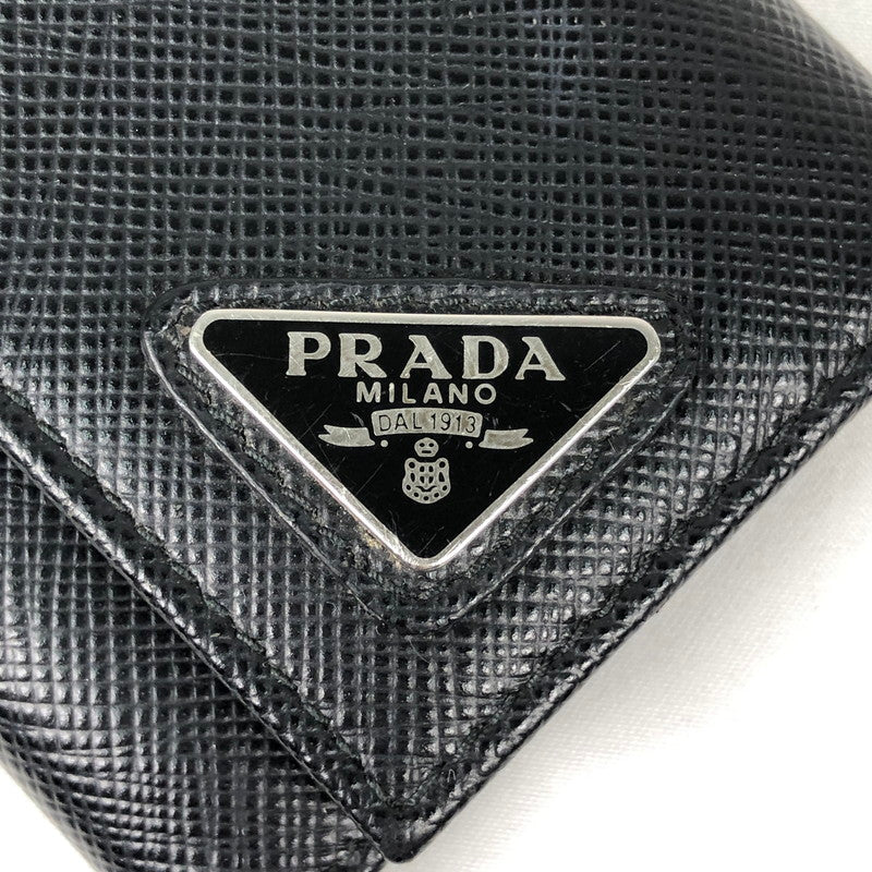 【中古品】【メンズ】 PRADA 2PG222 プラダ キーケース 6連キーケース 183-260609-sm-04-otoh カラー：ブラック 万代Net店