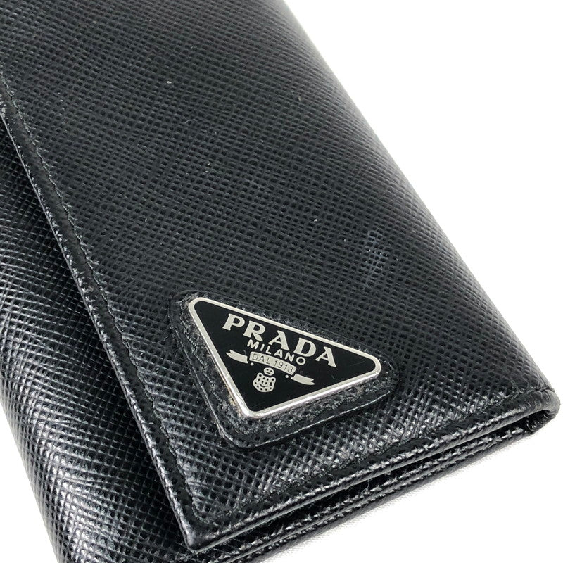 【中古品】【メンズ】 PRADA 2PG222 プラダ キーケース 6連キーケース 183-260609-sm-04-otoh カラー：ブラック 万代Net店