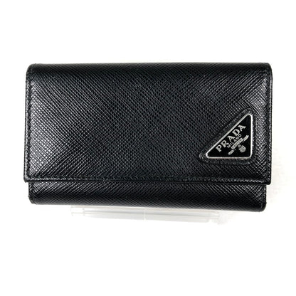 【中古品】【メンズ】 PRADA 2PG222 プラダ キーケース 6連キーケース 183-260609-sm-04-otoh カラー：ブラック 万代Net店