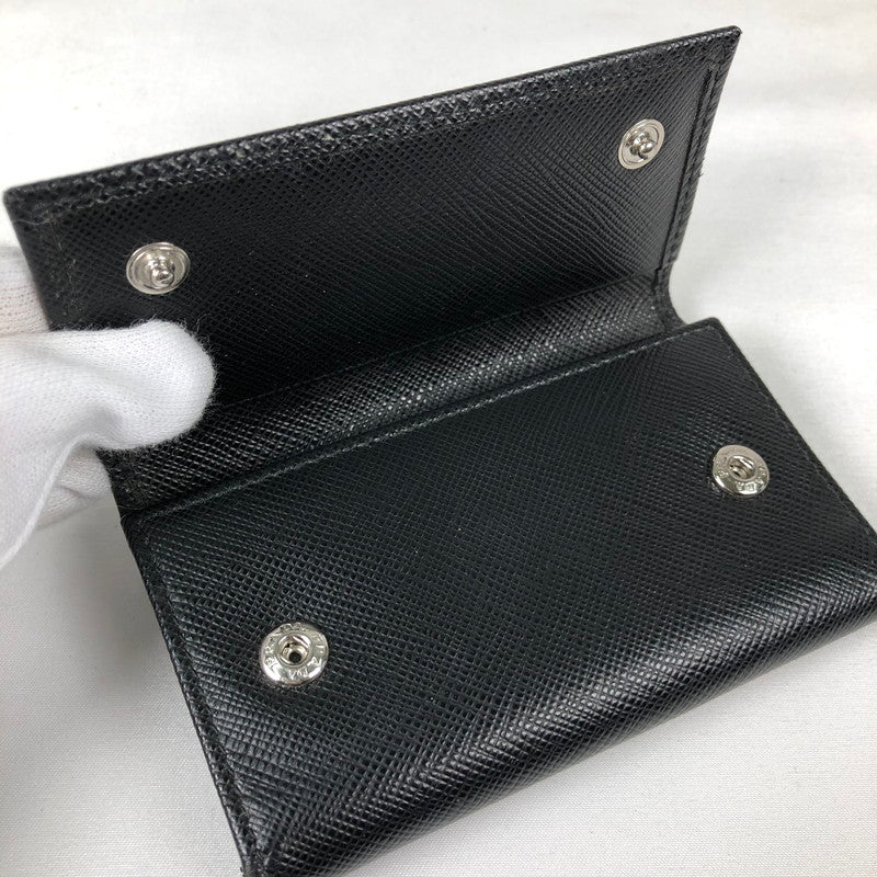 【中古品】【メンズ】 PRADA 2PG222 プラダ キーケース 6連キーケース 183-260609-sm-04-otoh カラー：ブラック 万代Net店