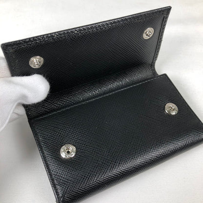 【中古品】【メンズ】 PRADA 2PG222 プラダ キーケース 6連キーケース 183-260609-sm-04-otoh カラー：ブラック 万代Net店