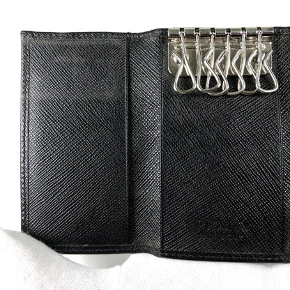 【中古品】【メンズ】 PRADA 2PG222 プラダ キーケース 6連キーケース 183-260609-sm-04-otoh カラー：ブラック 万代Net店