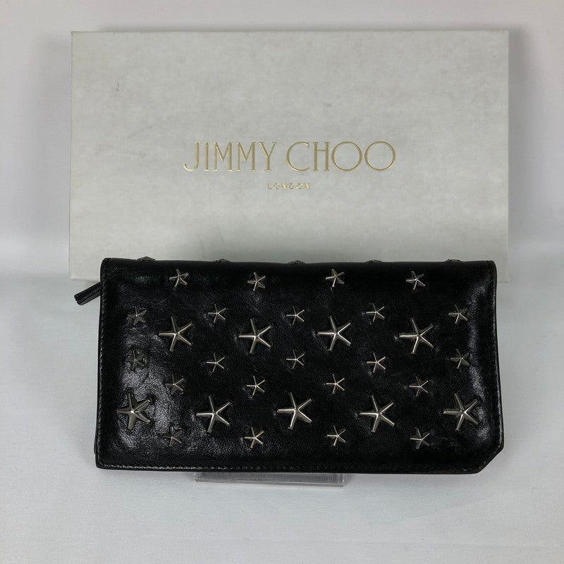 中古品 ジミーチュウ 財布 二つ折り メンズ 中古品 メンズ JIMMY CHOO