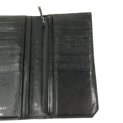 【中古品】【メンズ】 JIMMY CHOO COOPER ジミーチュウ クーパー スタースタッズ 二つ折り財布 財布 181-260609-sm-02-otoh カラー：ブラック 万代Net店