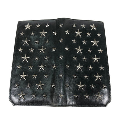 【中古品】【メンズ】 JIMMY CHOO COOPER ジミーチュウ クーパー スタースタッズ 二つ折り財布 財布 181-260609-sm-02-otoh カラー：ブラック 万代Net店