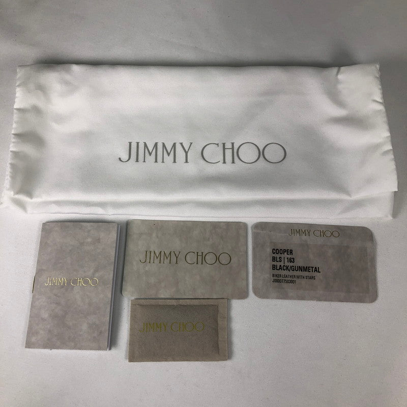 【中古品】【メンズ】 JIMMY CHOO COOPER ジミーチュウ クーパー スタースタッズ 二つ折り財布 財布 181-260609-sm-02-otoh カラー：ブラック 万代Net店