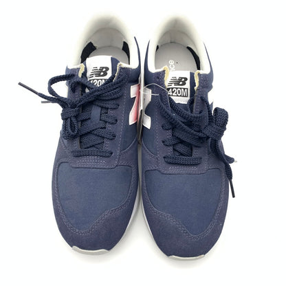 【中古美品】【メンズ】 NEW BALANCE ニューバランス UL420MAN スニーカー 靴 162-260510-st-03-otoh カラー：ネイビー 万代Net店