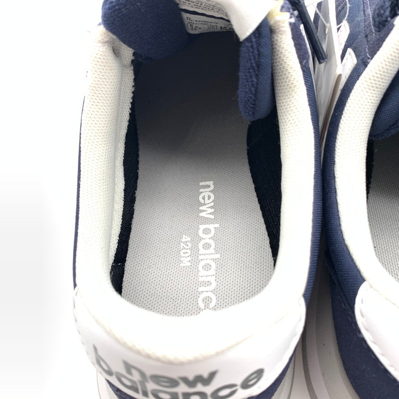 【中古美品】【メンズ】 NEW BALANCE ニューバランス UL420MAN スニーカー 靴 162-260510-st-03-otoh カラー：ネイビー 万代Net店