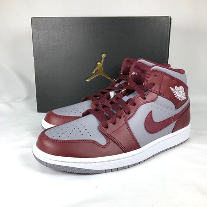 【中古美品】【メンズ】 NIKE AIR JORDAN 1 MID TEAM RED DQ8426-615 エアジョーダン 1ミッド スニーカー 靴 160-260610-sm-04-otoh カラー：チェリーウッドレッド 万代Net店