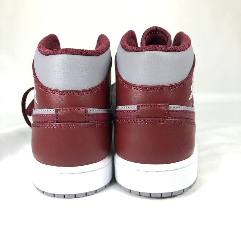 【中古美品】【メンズ】 NIKE AIR JORDAN 1 MID TEAM RED DQ8426-615 エアジョーダン 1ミッド スニーカー 靴 160-260610-sm-04-otoh カラー：チェリーウッドレッド 万代Net店