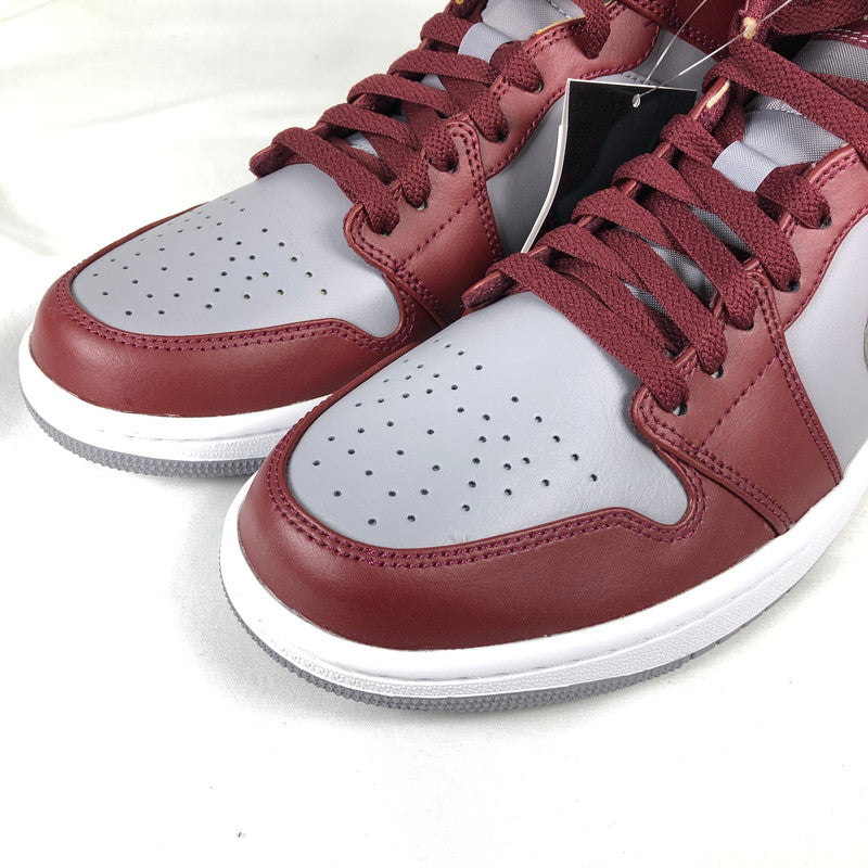 【中古美品】【メンズ】 NIKE AIR JORDAN 1 MID TEAM RED DQ8426-615 エアジョーダン 1ミッド スニーカー 靴 160-260610-sm-04-otoh カラー：チェリーウッドレッド 万代Net店