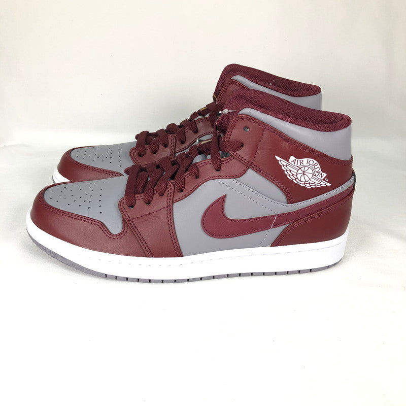 【中古美品】【メンズ】 NIKE AIR JORDAN 1 MID TEAM RED DQ8426-615 エアジョーダン 1ミッド スニーカー 靴 160-260610-sm-04-otoh カラー：チェリーウッドレッド 万代Net店