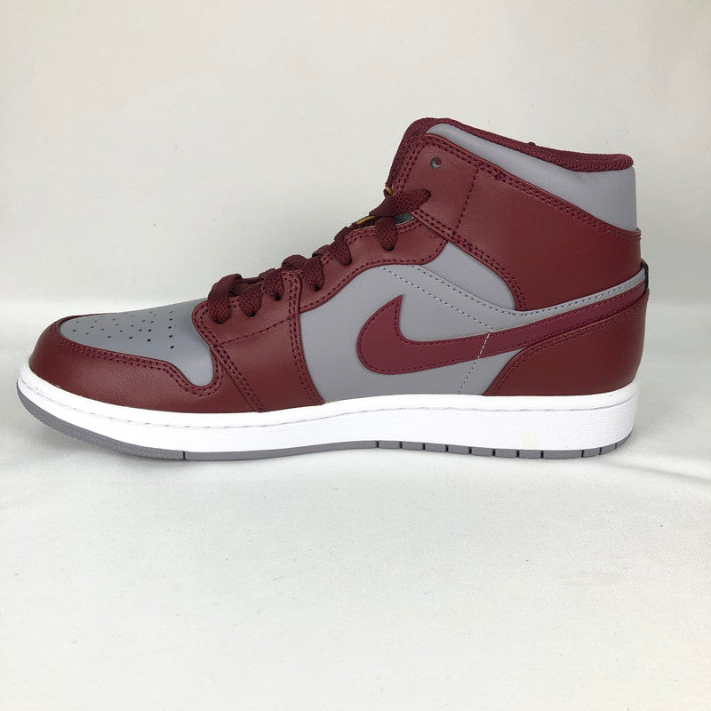 【中古美品】【メンズ】 NIKE AIR JORDAN 1 MID TEAM RED DQ8426-615 エアジョーダン 1ミッド スニーカー 靴 160-260610-sm-04-otoh カラー：チェリーウッドレッド 万代Net店