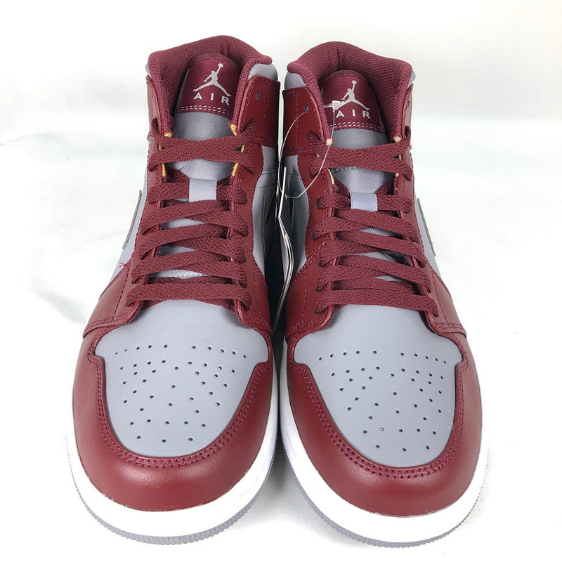 【中古美品】【メンズ】 NIKE AIR JORDAN 1 MID TEAM RED DQ8426-615 エアジョーダン 1ミッド スニーカー 靴 160-260610-sm-04-otoh カラー：チェリーウッドレッド 万代Net店