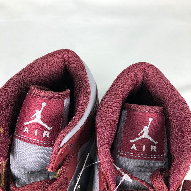 【中古美品】【メンズ】 NIKE AIR JORDAN 1 MID TEAM RED DQ8426-615 エアジョーダン 1ミッド スニーカー 靴 160-260610-sm-04-otoh カラー：チェリーウッドレッド 万代Net店