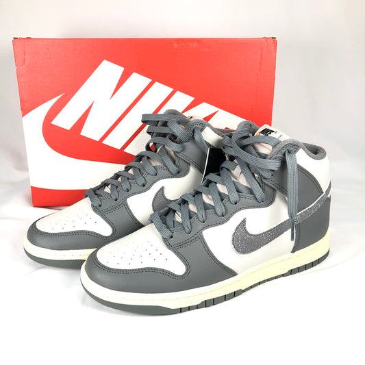 【中古美品】【メンズ】 NIKE DUNK HIGH RETRO SE VINTAGE DM0582-001 ダンク ハイ レトロ SE ヴィンテージ スニーカー 靴 160-260610-sm-03-otoh カラー：グレー 万代Net店