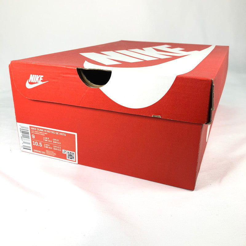 【中古美品】【メンズ】 NIKE DUNK HIGH RETRO SE VINTAGE DM0582-001 ダンク ハイ レトロ SE ヴィンテージ スニーカー 靴 160-260610-sm-03-otoh カラー：グレー 万代Net店