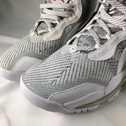 【中古美品】【メンズ】 NIKE CW3879-100 JORDAN AEROSPACE 720 JCRD ナイキ エア ジョーダン エアロスペース 720 ジャガード ホワイト ジムレッド スニーカー 靴 160-260611-sm-01-otoh カラー：ホワイト 万代Net店