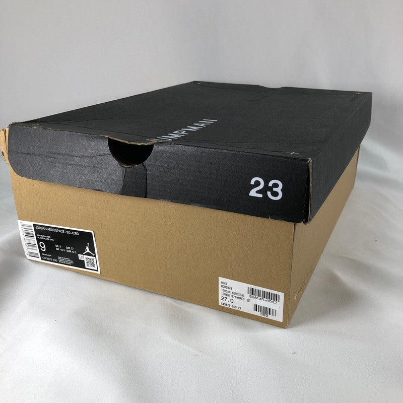 【中古美品】【メンズ】 NIKE CW3879-100 JORDAN AEROSPACE 720 JCRD ナイキ エア ジョーダン エアロスペース 720 ジャガード ホワイト ジムレッド スニーカー 靴 160-260611-sm-01-otoh カラー：ホワイト 万代Net店