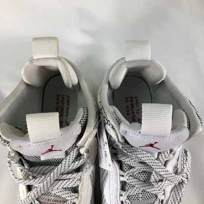 【中古美品】【メンズ】 NIKE CW3879-100 JORDAN AEROSPACE 720 JCRD ナイキ エア ジョーダン エアロスペース 720 ジャガード ホワイト ジムレッド スニーカー 靴 160-260611-sm-01-otoh カラー：ホワイト 万代Net店