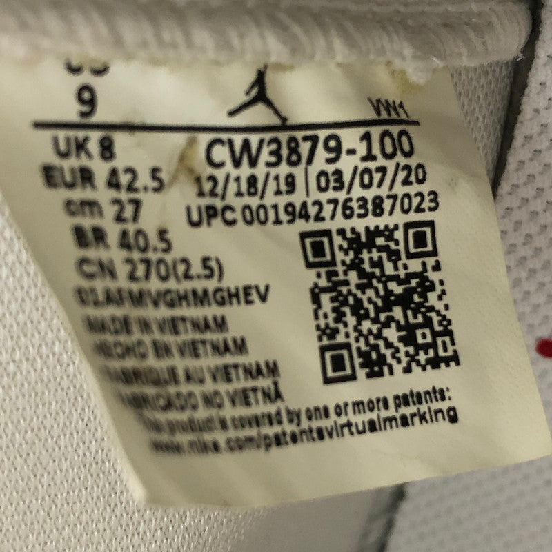 【中古美品】【メンズ】 NIKE CW3879-100 JORDAN AEROSPACE 720 JCRD ナイキ エア ジョーダン エアロスペース 720 ジャガード ホワイト ジムレッド スニーカー 靴 160-260611-sm-01-otoh カラー：ホワイト 万代Net店