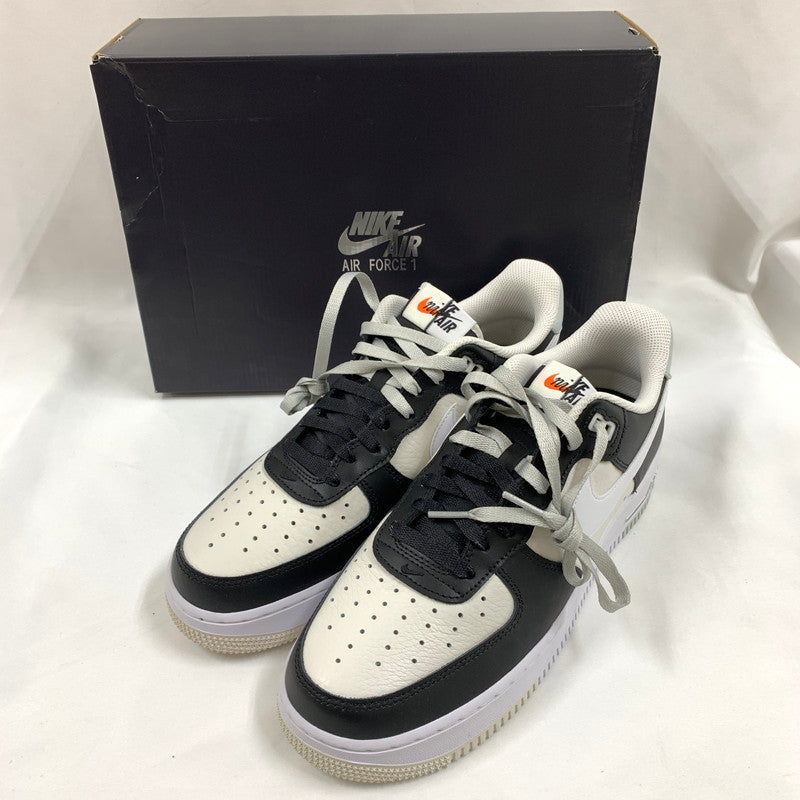 【中古美品】【メンズ】 NIKE ナイキ FD2592-002 AIR FORCE 1 '07 LV8 "BLACK PHANTOM WHITE LIGHT SILVER" スニーカー 靴 160-260602-st-05-otoh カラー：ブラック/ホワイト 万代Net店