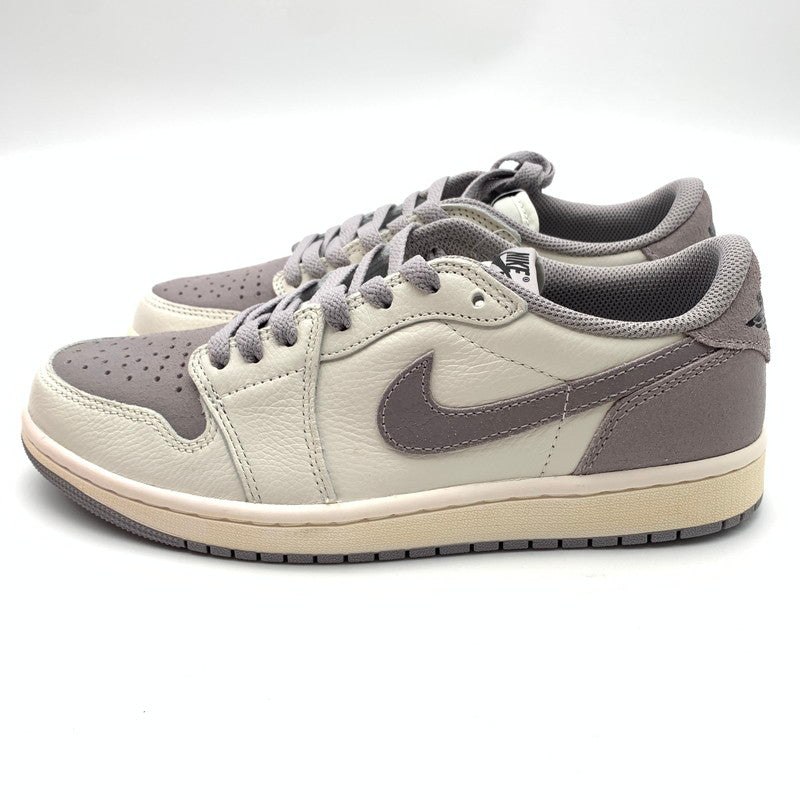 【中古美品】【メンズ】 NIKE ナイキ CZ0790-101 AIR JORDAN 1 RETRO LOW OG スニーカー 靴 160-260623-st-04-otoh カラー：セイル/ブラック-アトモスフィア グレー 万代Net店