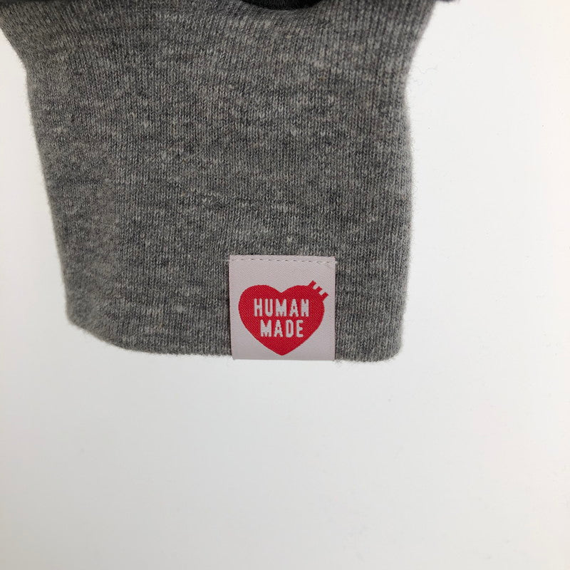 【中古品】【メンズ】 HUMAN MADE HEART LOGO RAGLAN SWEATSHIRT ヒューマンメイド スウェット 147-260324-ts-06-otoh サイズ：M カラー：グレー/ブラック 万代Net店