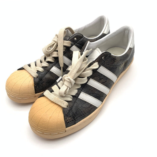 【中古品】【メンズ】 adidas アディダス SUPER STAR VINTAGE スニーカー 靴 161-260512-st-10-otoh カラー：ブラック/ホワイト/メタリックゴールド 万代Net店