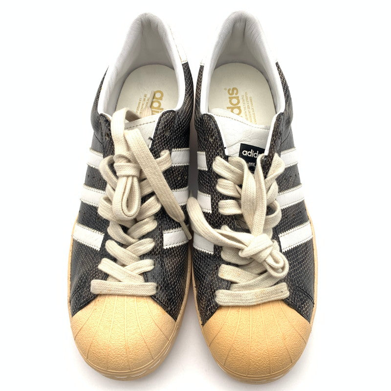 【中古品】【メンズ】 adidas アディダス SUPER STAR VINTAGE スニーカー 靴 161-260512-st-10-otoh カラー：ブラック/ホワイト/メタリックゴールド 万代Net店
