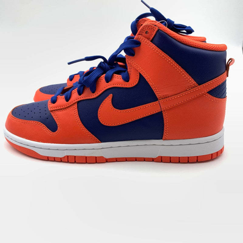 【中古美品】【メンズ】 NIKE ナイキ DD1399-800 DUNK HI RETRO スニーカー 靴 160-260618-st-11-otoh カラー：オレンジ／ディープ ロイヤル ブルー/ホワイト 万代Net店