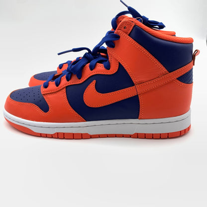 【中古美品】【メンズ】 NIKE ナイキ DD1399-800 DUNK HI RETRO スニーカー 靴 160-260618-st-11-otoh カラー：オレンジ／ディープ ロイヤル ブルー/ホワイト 万代Net店