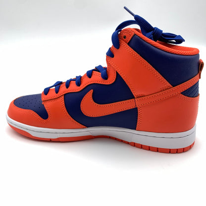 【中古美品】【メンズ】 NIKE ナイキ DD1399-800 DUNK HI RETRO スニーカー 靴 160-260618-st-11-otoh カラー：オレンジ／ディープ ロイヤル ブルー/ホワイト 万代Net店