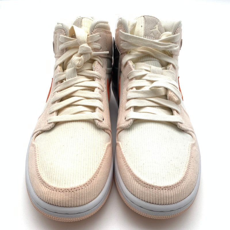 【中古美品】【レディース】 NIKE ナイキ WMNS AIR JORDAN 1 MID SE DA8009 108 スニーカー 靴 160-260618-st-10-otoh カラー：セイル／オレンジ－オレンジクォーツ/ホワイト 万代Net店