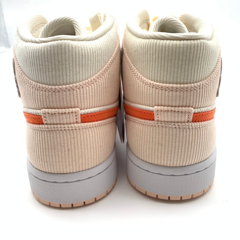 【中古美品】【レディース】 NIKE ナイキ WMNS AIR JORDAN 1 MID SE DA8009 108 スニーカー 靴 160-260618-st-10-otoh カラー：セイル／オレンジ－オレンジクォーツ/ホワイト 万代Net店