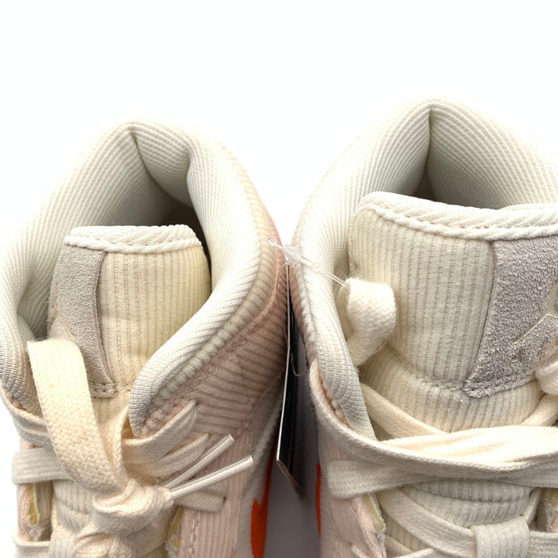【中古美品】【レディース】 NIKE ナイキ WMNS AIR JORDAN 1 MID SE DA8009 108 スニーカー 靴 160-260618-st-10-otoh カラー：セイル／オレンジ－オレンジクォーツ/ホワイト 万代Net店