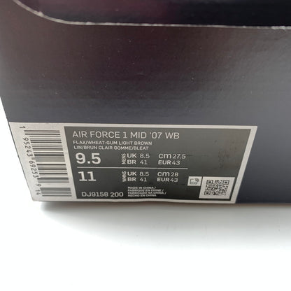 【中古美品】【メンズ】 NIKE ナイキ DJ9158-200 AIR FORCE 1 MID 07 WB スニーカー 靴 160-260623-st-06-otoh カラー：フラックス/ガムライトブラウン/ブラック/ウィート 万代Net店