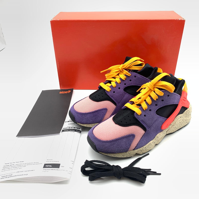 【中古美品】【メンズ】 size? × NIKE サイズ ナイキ DM9093-500 AIR HUARACHE スニーカー 靴 160-260628-st-03-otoh カラー：コートパープル/ブライトクリムゾン 万代Net店