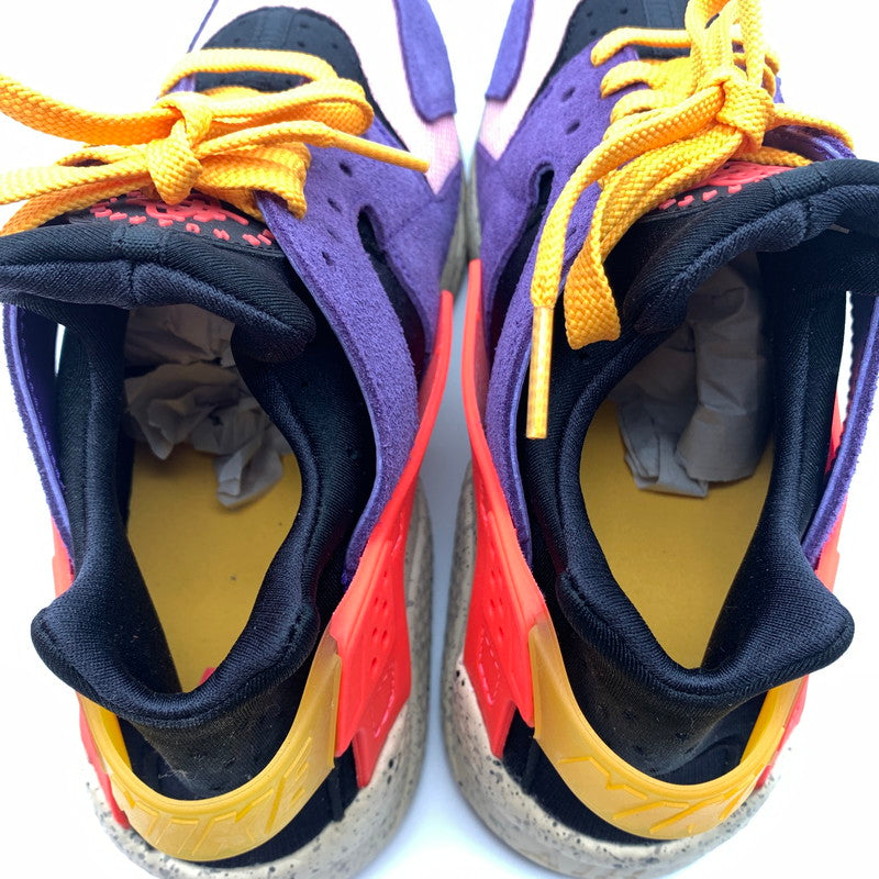 【中古美品】【メンズ】 size? × NIKE サイズ ナイキ DM9093-500 AIR HUARACHE スニーカー 靴 160-260628-st-03-otoh カラー：コートパープル/ブライトクリムゾン 万代Net店