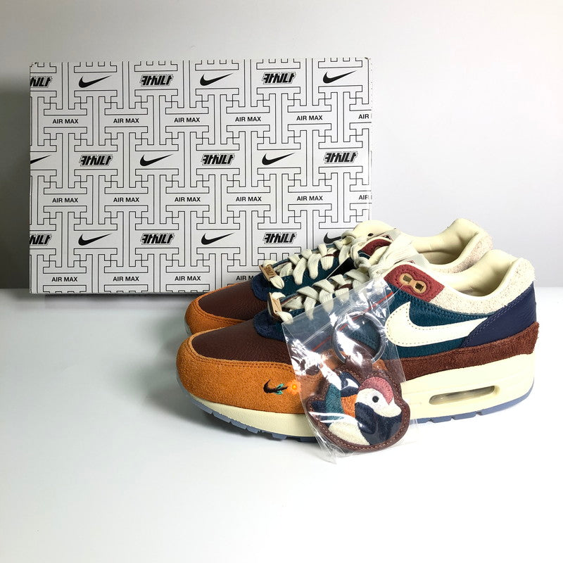 【中古美品】【メンズ】 NIKE×KASINA DQ8475-800 AIR MAX 1 WON‐ANG ORANGE ナイキ×カシナ エアマックス 1 ウォナン オレンジ 鳥 オシドリ スニーカー 靴 160-260714-sm-04-otoh カラー：オレンジ バーガンディ 万代Net店