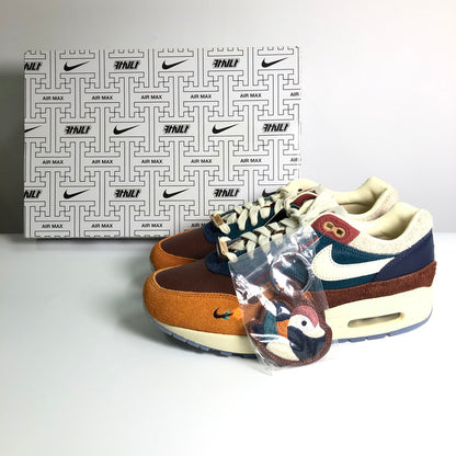 【中古美品】【メンズ】 NIKE×KASINA DQ8475-800 AIR MAX 1 WON‐ANG ORANGE ナイキ×カシナ エアマックス 1 ウォナン オレンジ 鳥 オシドリ スニーカー 靴 160-260714-sm-04-otoh カラー：オレンジ バーガンディ 万代Net店