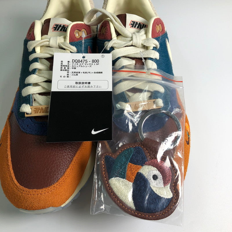 【中古美品】【メンズ】 NIKE×KASINA DQ8475-800 AIR MAX 1 WON‐ANG ORANGE ナイキ×カシナ エアマックス 1 ウォナン オレンジ 鳥 オシドリ スニーカー 靴 160-260714-sm-04-otoh カラー：オレンジ バーガンディ 万代Net店