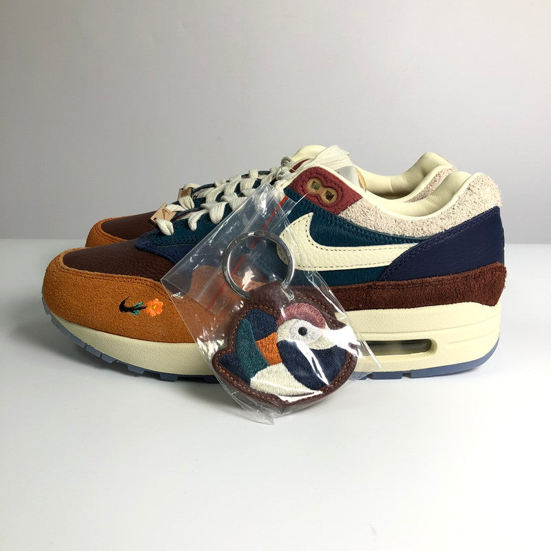 【中古美品】【メンズ】 NIKE×KASINA DQ8475-800 AIR MAX 1 WON‐ANG ORANGE ナイキ×カシナ エアマックス 1 ウォナン オレンジ 鳥 オシドリ スニーカー 靴 160-260714-sm-04-otoh カラー：オレンジ バーガンディ 万代Net店