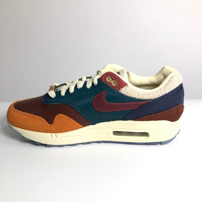 【中古美品】【メンズ】 NIKE×KASINA DQ8475-800 AIR MAX 1 WON‐ANG ORANGE ナイキ×カシナ エアマックス 1 ウォナン オレンジ 鳥 オシドリ スニーカー 靴 160-260714-sm-04-otoh カラー：オレンジ バーガンディ 万代Net店