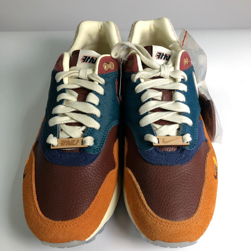 【中古美品】【メンズ】 NIKE×KASINA DQ8475-800 AIR MAX 1 WON‐ANG ORANGE ナイキ×カシナ エアマックス 1 ウォナン オレンジ 鳥 オシドリ スニーカー 靴 160-260714-sm-04-otoh カラー：オレンジ バーガンディ 万代Net店