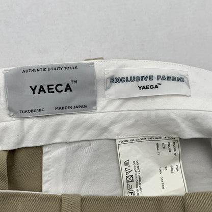 【中古品】【メンズ】 YAECA ヤエカ チノパンツ ボトムス ブランド 古着 (fuz) 151-260606-gm-20-oto サイズ：32 カラー：ベージュ 万代Net店