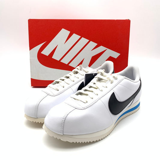 【中古美品】【メンズ】 NIKE ナイキ DM4044-100 CORTEZ "WHITE AND BLACK" スニーカー 靴 160-260618-st-13-otoh カラー：ホワイト／ブラック－ライトフォトブルー－セイル 万代Net店